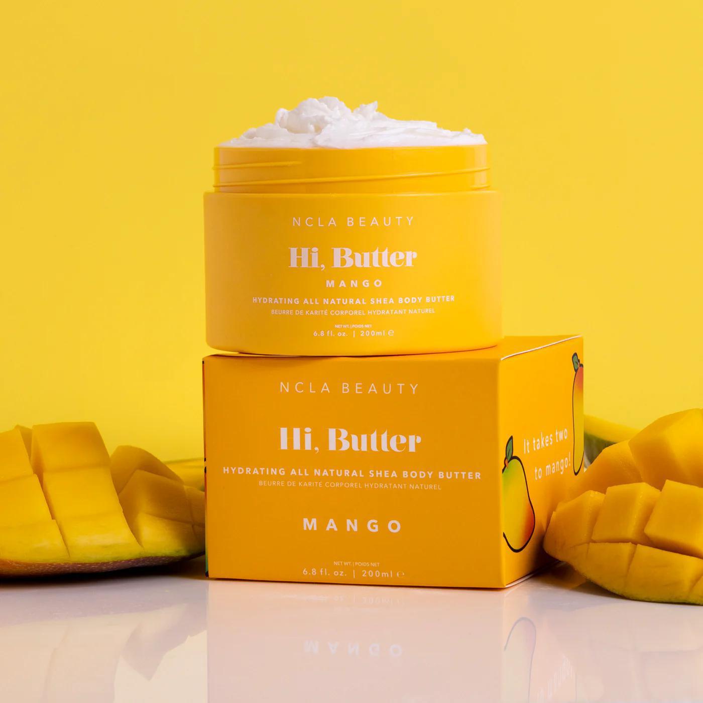 NCLA Beauty Hi, Butter All Natural Shea Body Butter - Mango 全天然乳木果身体润肤霜-芒果味