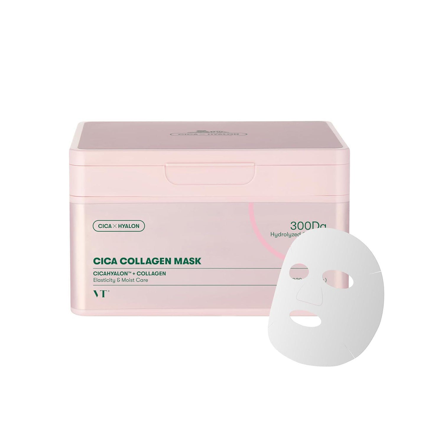 VT COSMETICS Cica Collagen Mask 薇缔微针精华两部曲面膜 30pcs