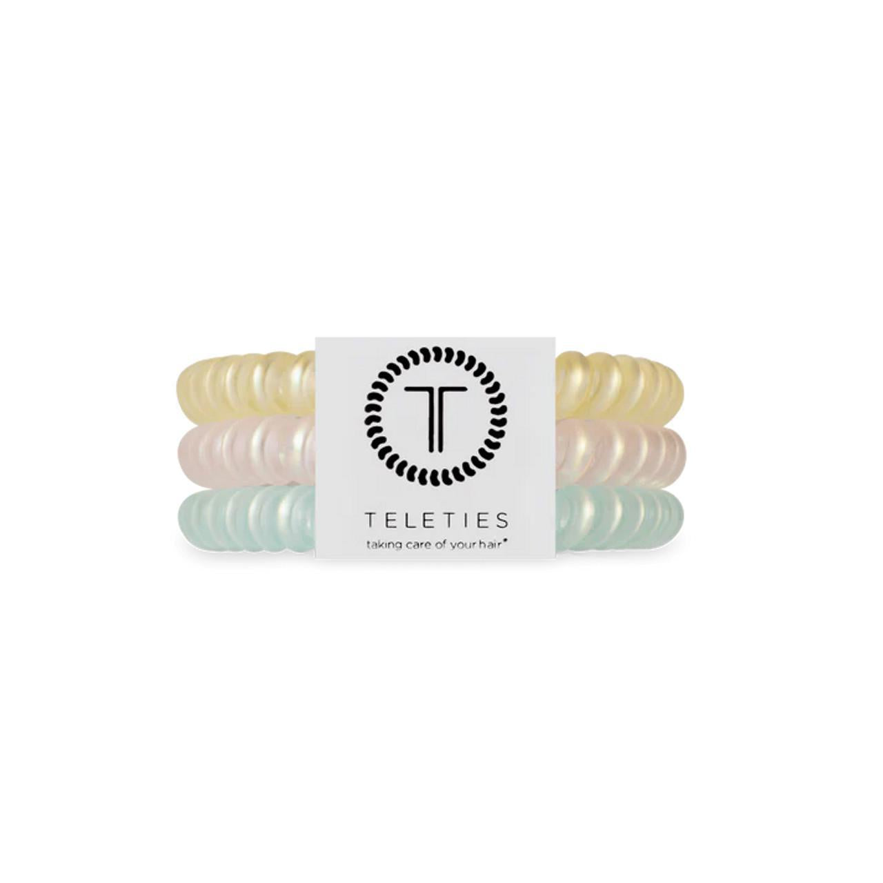 TELETIES Spiral Hair Coils Hair Ties TELETIES螺旋电话线发圈