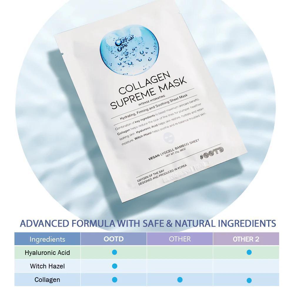 OOTD Beauty Collagen Supreme Mask 韩国OOTD Beauty胶原蛋白滋润保湿面膜 25g