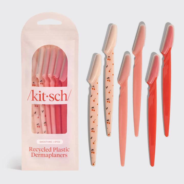 Kitsch Eco-Friendly Dermaplaner 12 pack 眉毛修剪器和面部剃须刀 12个