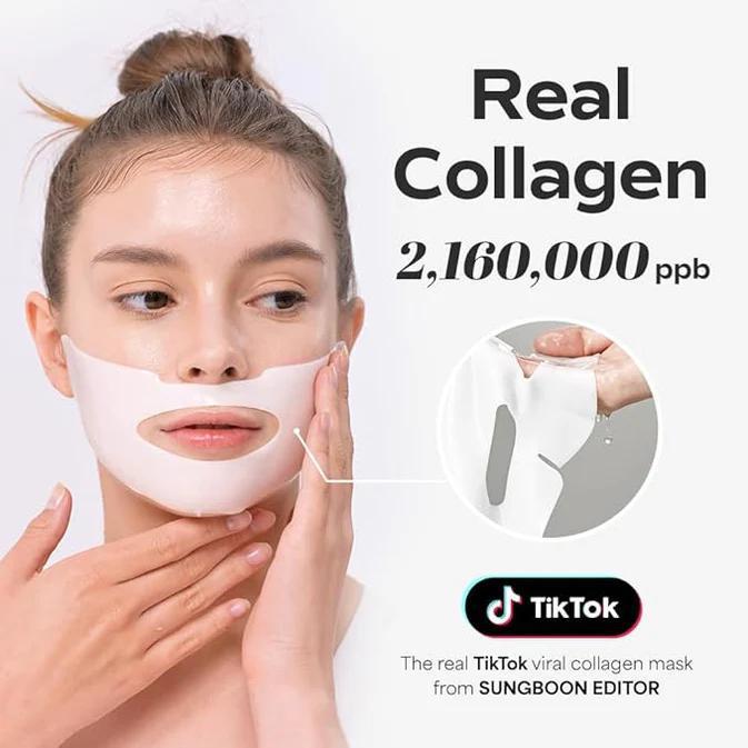 Sungboon Editor Deep Collagen Power Boosting Mask 韩国Sungboon Editor深层胶原蛋白强效面膜 4ea