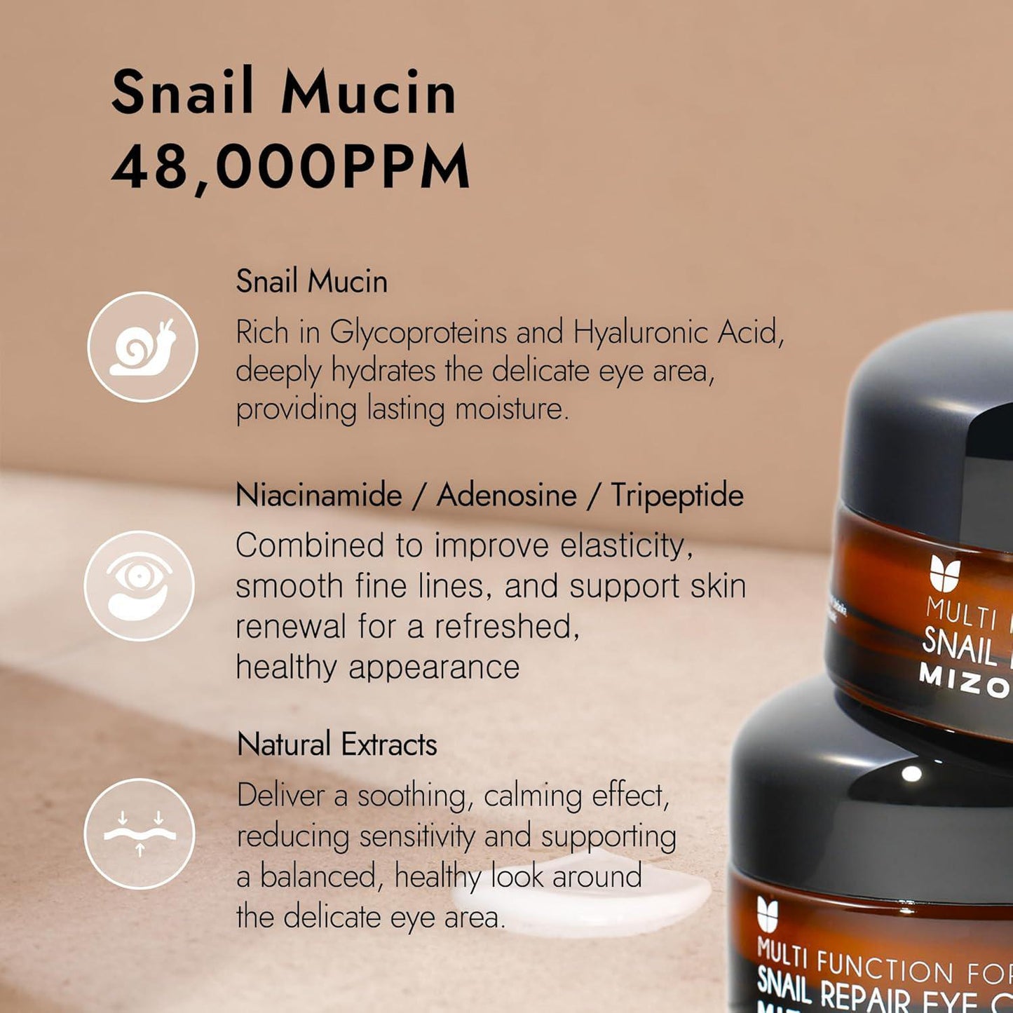 MIZON Snail Repair Eye Cream 谜之芬蜗牛修复眼霜 25mL
