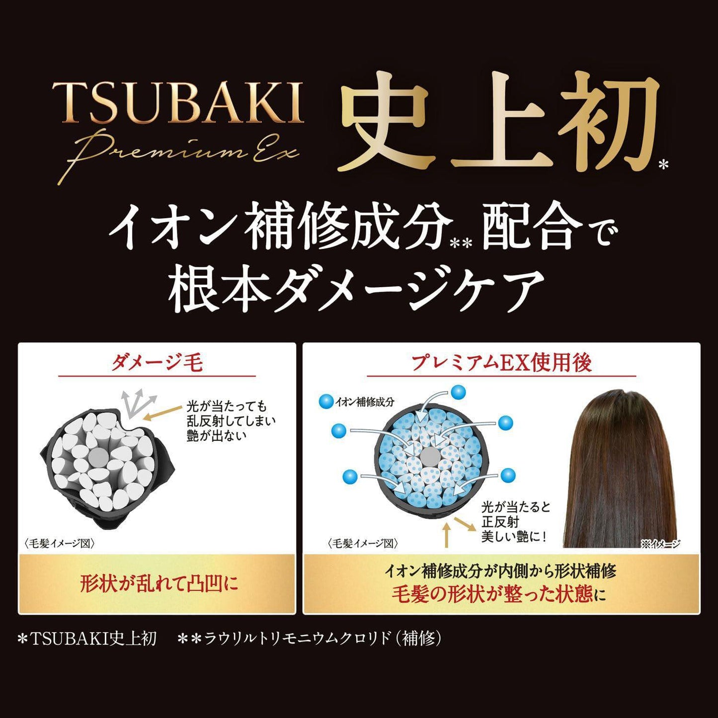 SHISEIDO TSUBAKI Premium EX Intensive Repair 资生堂丝蓓绮高级强效修复洗发护发 490mL
