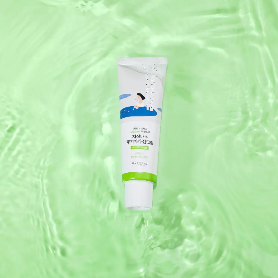 ROUND LAB Birch Juice Mild-Up UV Lock Sunscreen 柔恩莱桦树汁温和防晒霜 SPF 50+