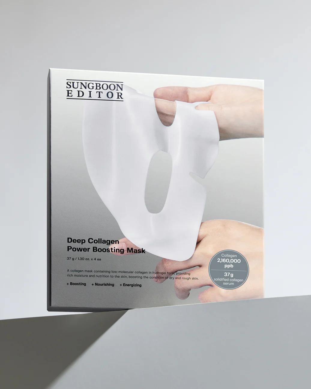 Sungboon Editor Deep Collagen Power Boosting Mask 韩国Sungboon Editor深层胶原蛋白强效面膜 4ea