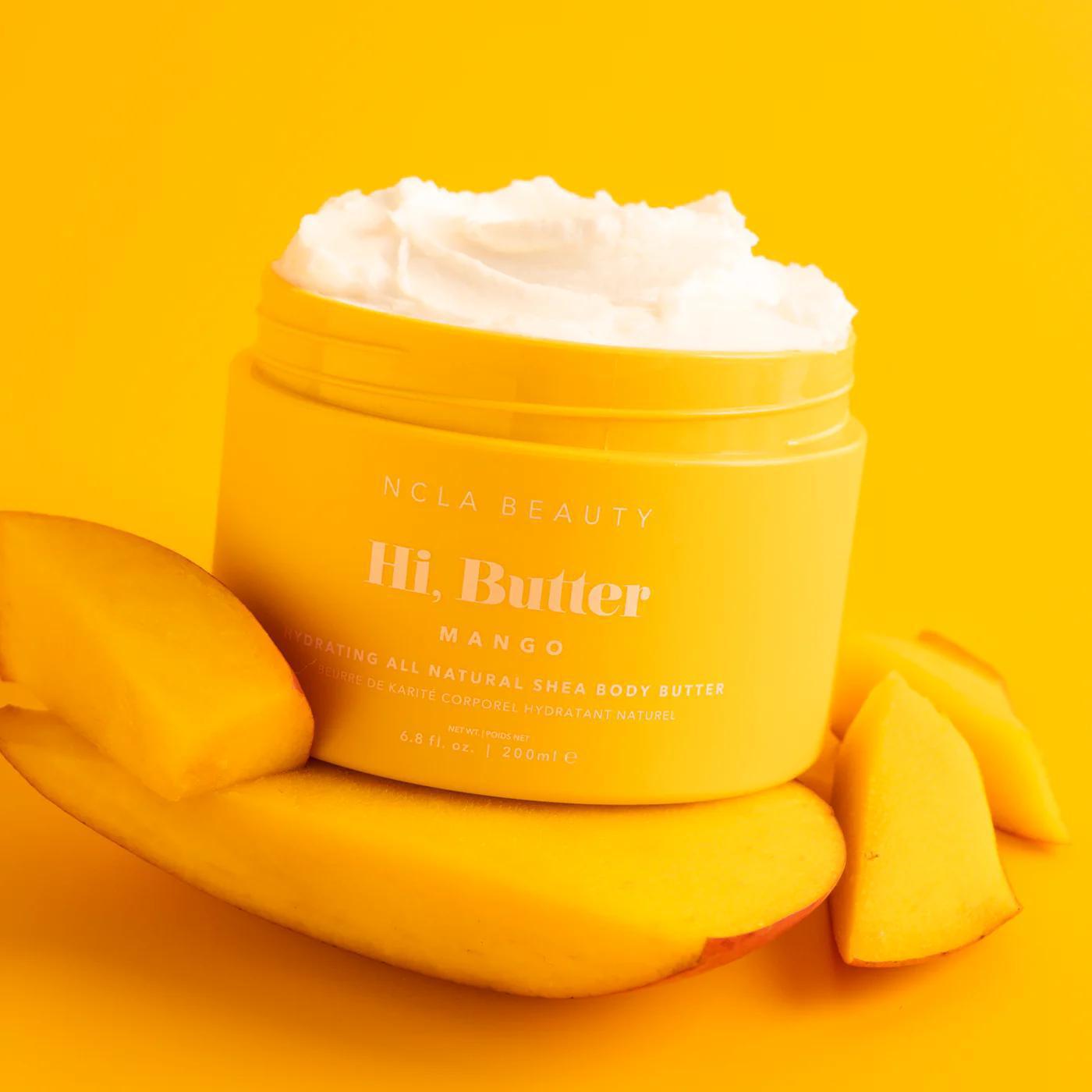 NCLA Beauty Hi, Butter All Natural Shea Body Butter - Mango 全天然乳木果身体润肤霜-芒果味