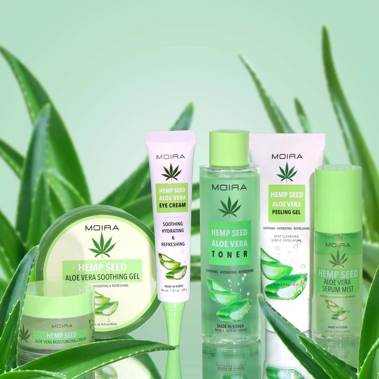 MOIRA Cosmetics Hemp Seed Aloe Vera Eye Cream 滋润保湿芦荟眼霜 40g