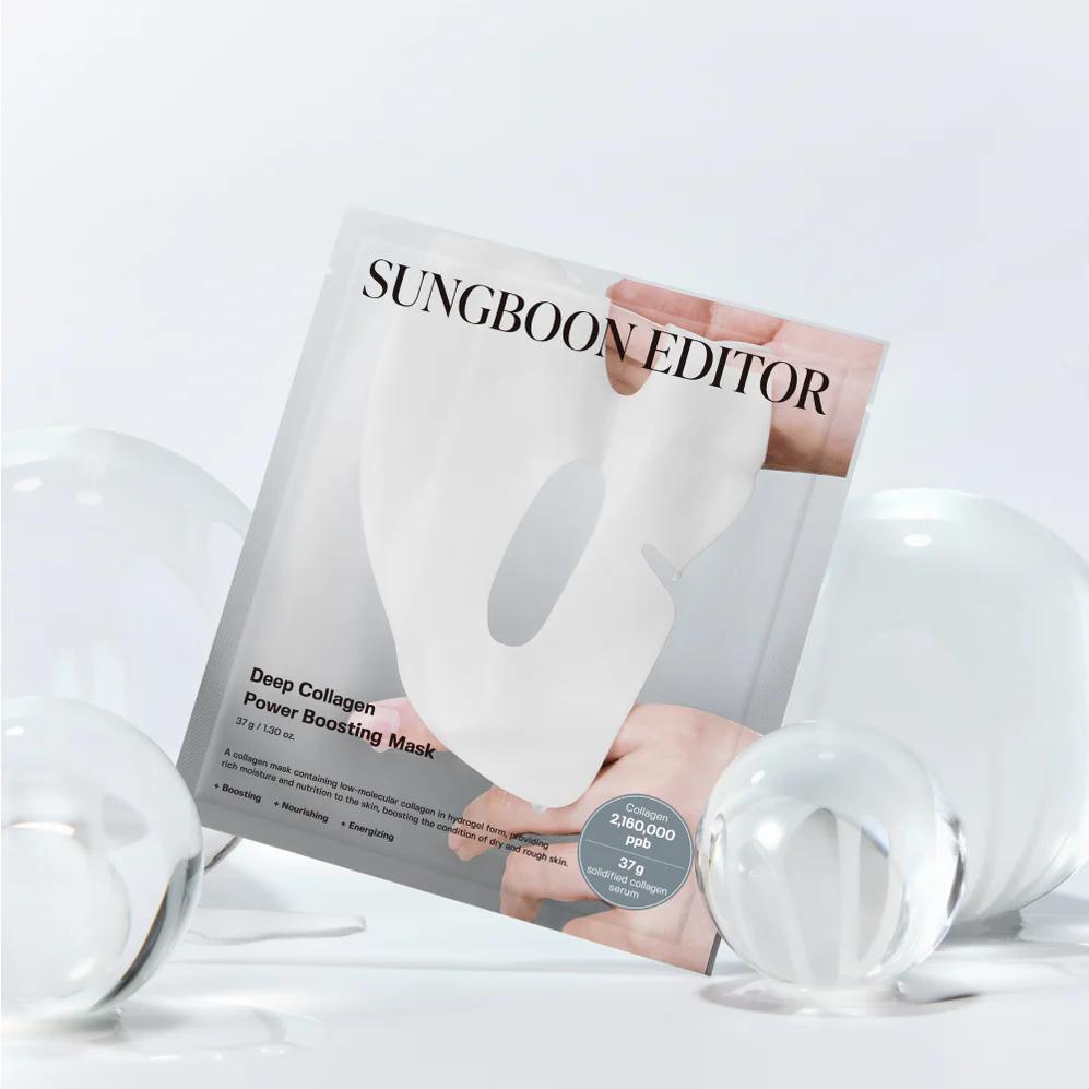 Sungboon Editor Deep Collagen Power Boosting Mask 韩国Sungboon Editor深层胶原蛋白强效面膜 4ea