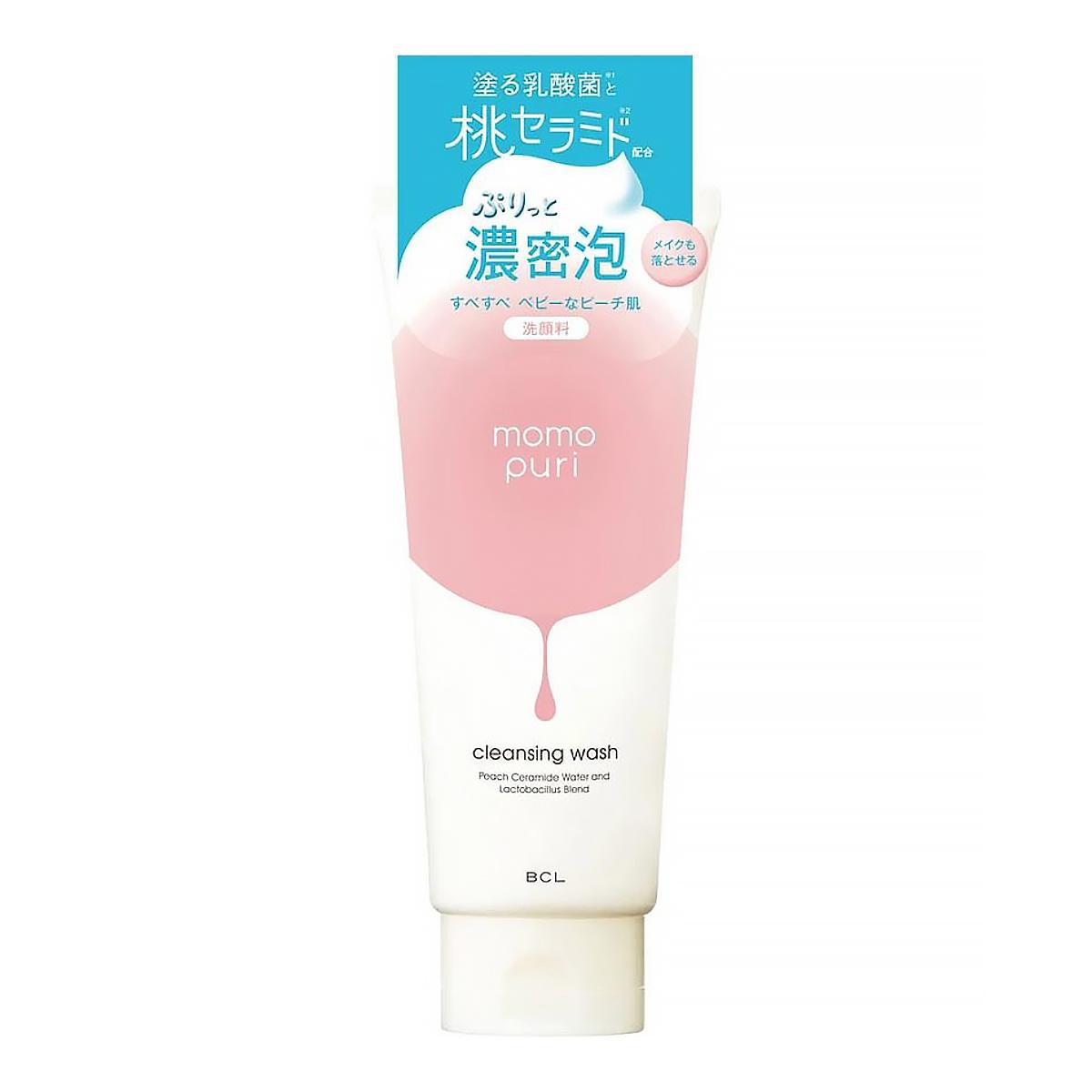 BCL Momo Puri Moist Cleansing Wash 碧芯珞蜜桃保湿洁面乳150g