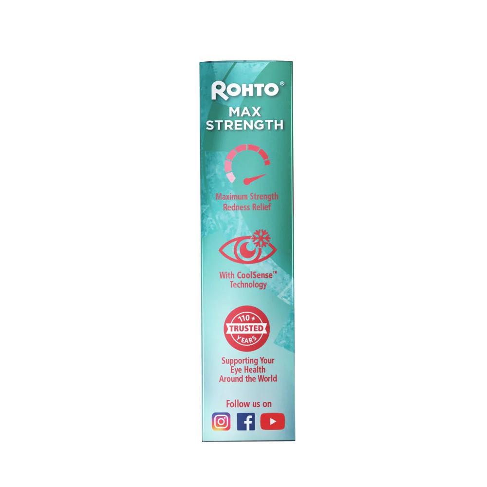 Rohto Mentholatum Max Strength Redness Relief Eye Drops 乐敦曼秀雷敦强效抗红眼药水 13mL