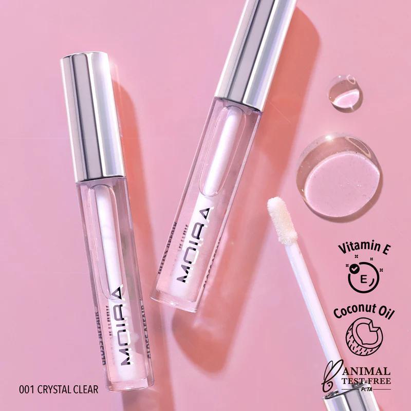 MOIRA Cosmetics Gloss Affair Lip Gloss 轻盈舒适保湿滋润液体唇釉 2.3mL