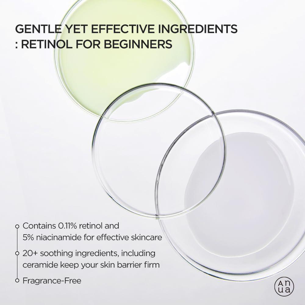 ANUA Nano Retinol 0.3% + Niacin Renewing Serum 韩国ANUA纳米视黄醇0.3%烟酰胺精华液 30mL