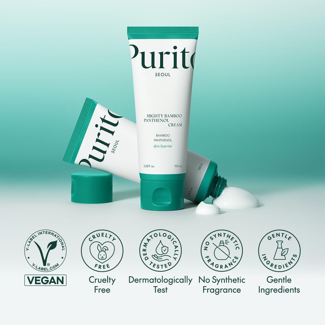 Purito SEOUL Mighty Bamboo Panthenol Cream 泛醇舒缓保湿强效面霜 100mL