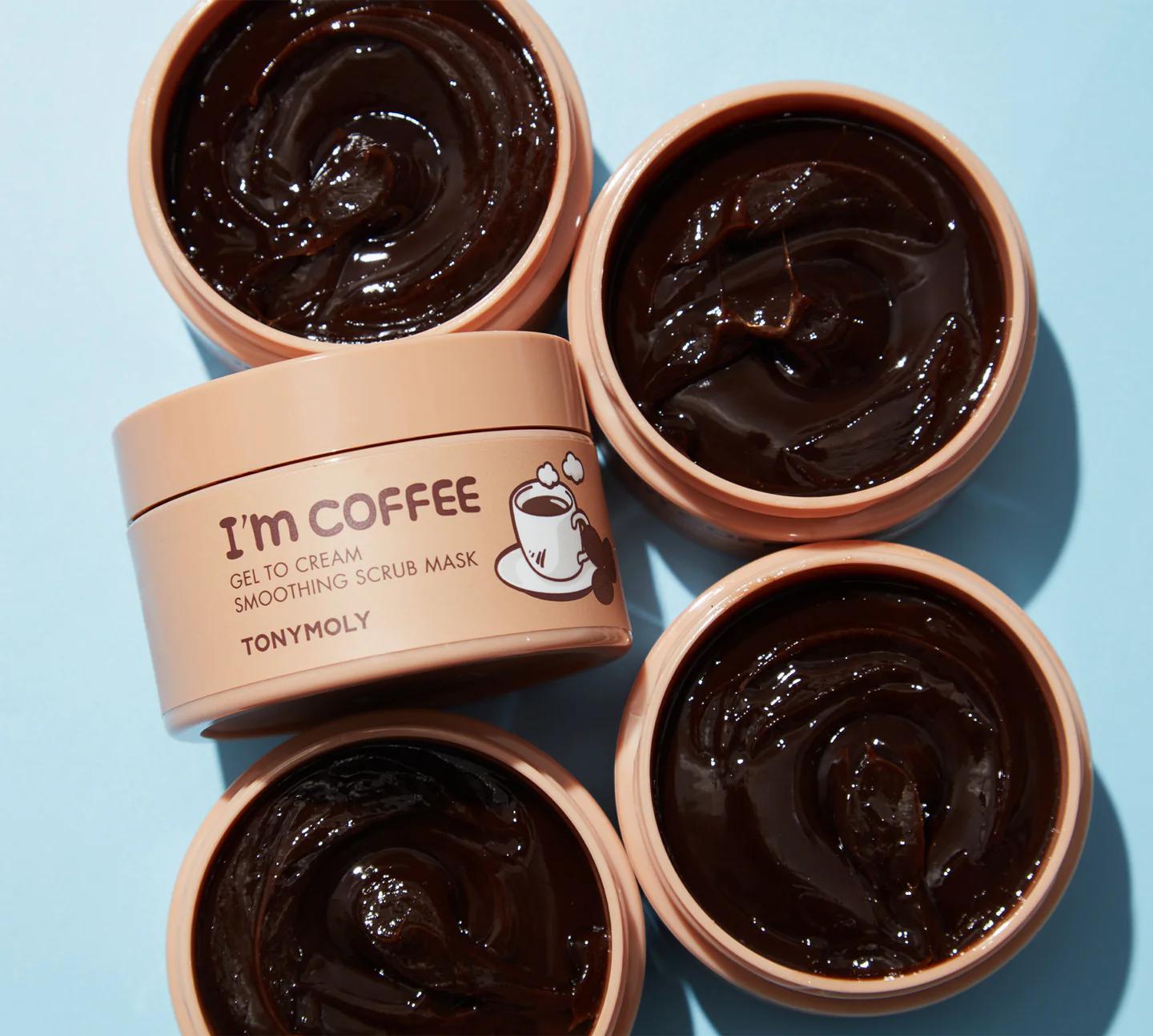 TONYMOLY I'm Coffee Gel To Cream Smoothing Scrub Mask 魔法森林咖啡凝胶磨砂面膜 100mL