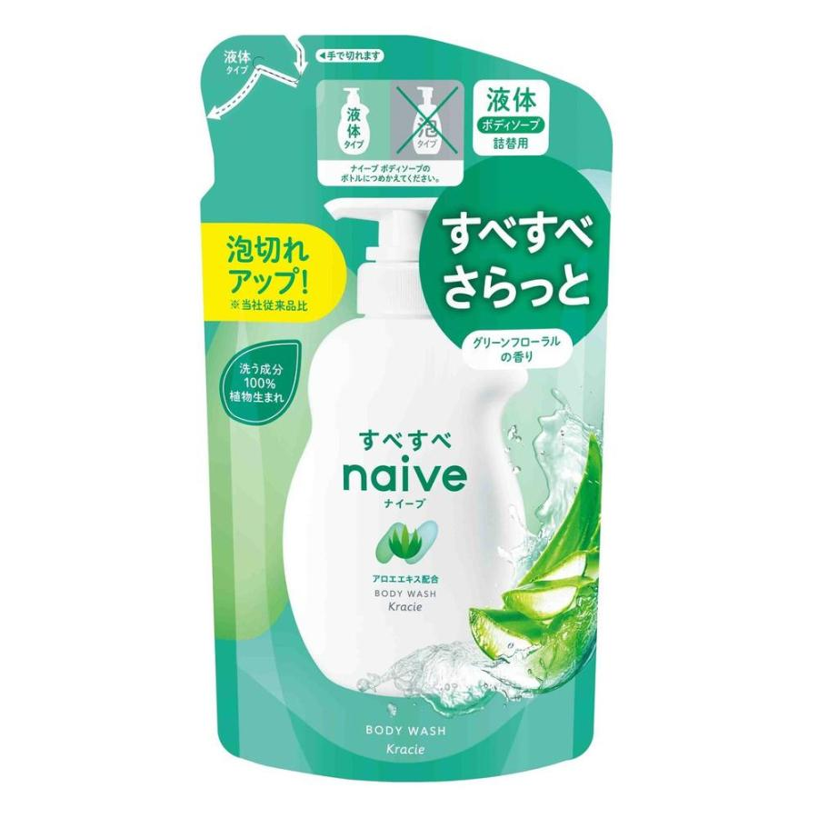 Kracie Naive Body Soap Aloe Pump 嘉娜宝芦荟保湿沐浴露 – Tao's