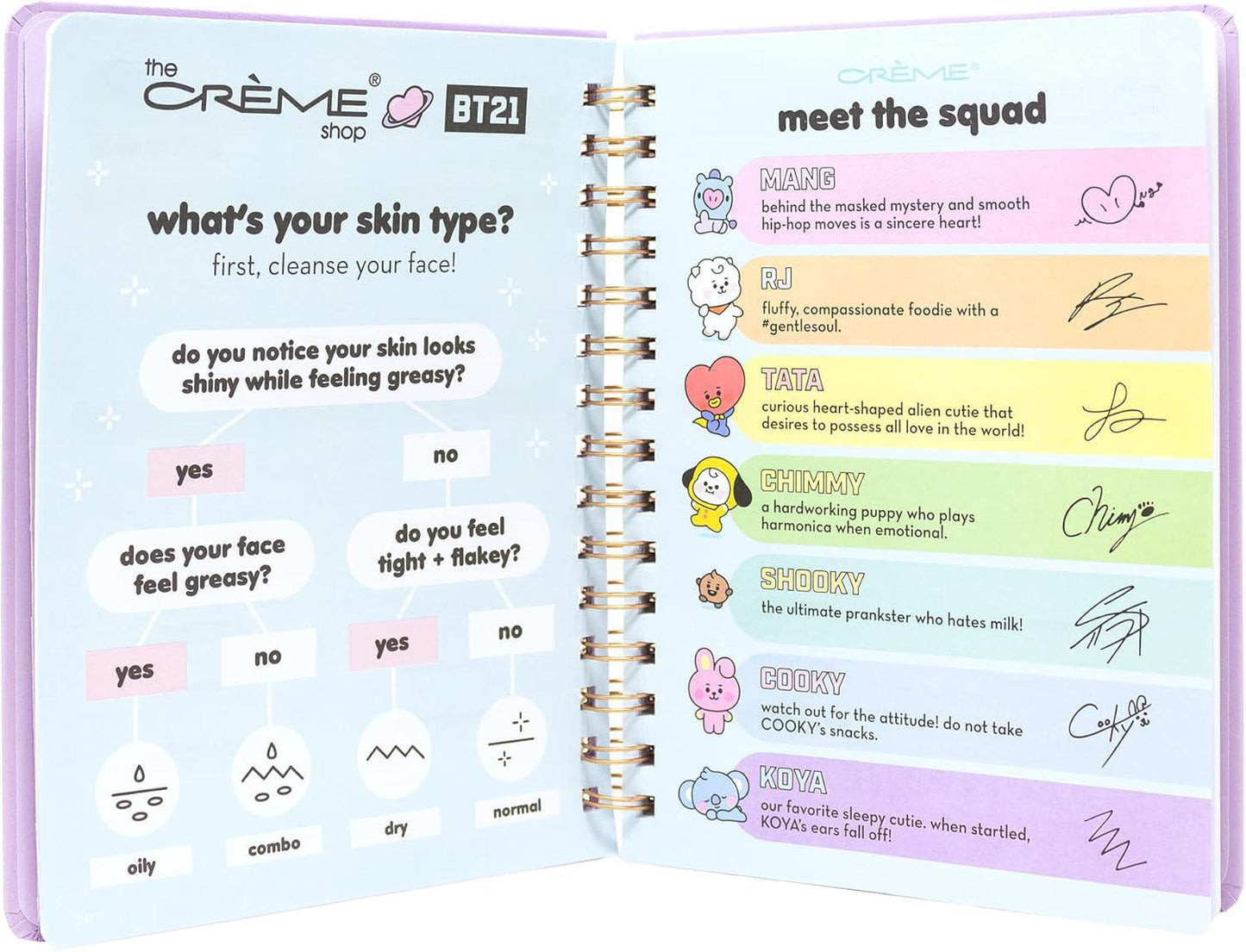The Creme Shop BT21 Baby Skincare Diary 宇宙明星护肤日记本