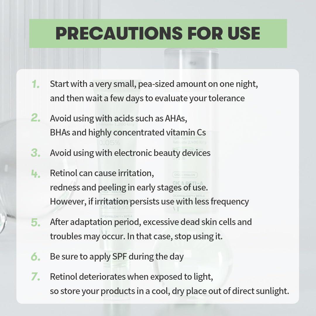 VT COSMETICS Cica Reti-A Essence 0.1 薇缔视黄醇精华液保湿维生素A 30mL