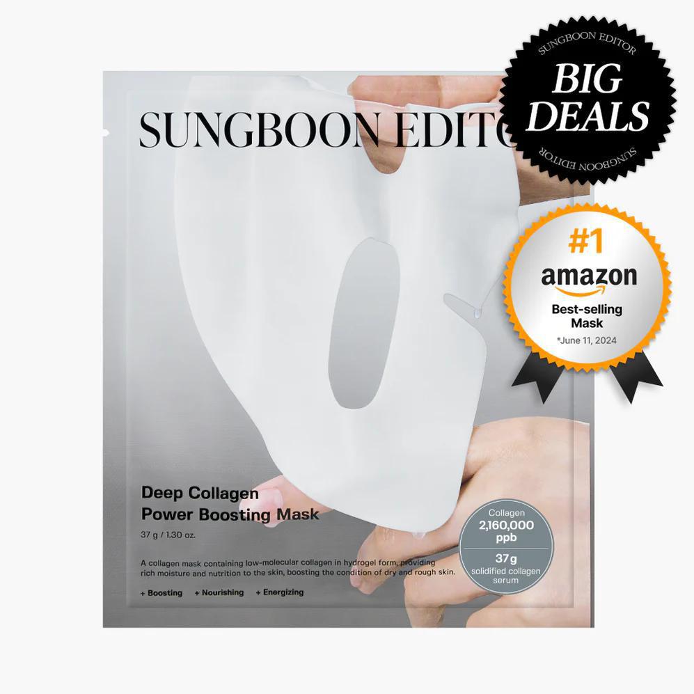 Sungboon Editor Deep Collagen Power Boosting Mask 韩国Sungboon Editor深层胶原蛋白强效面膜 4ea