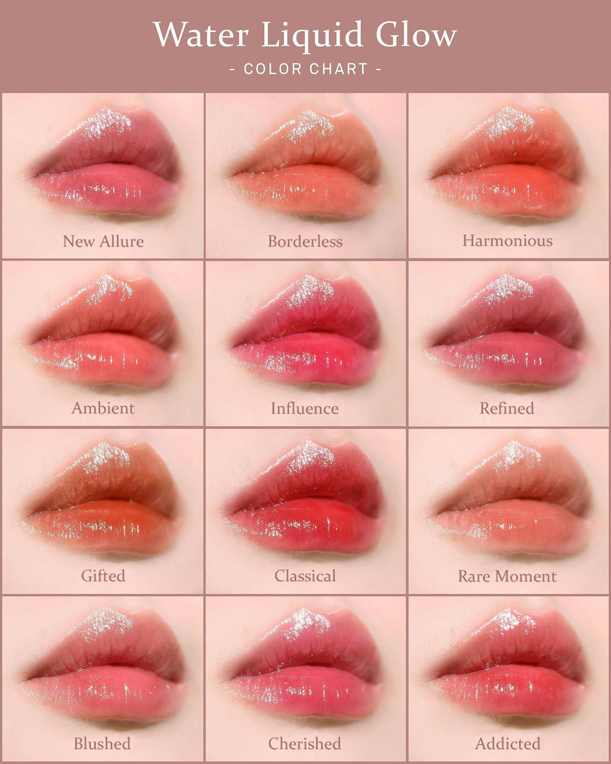 Hince Mood Enhancer Water Liquid Glow 蕙思不粘防水唇彩持久亮泽唇釉 4mL