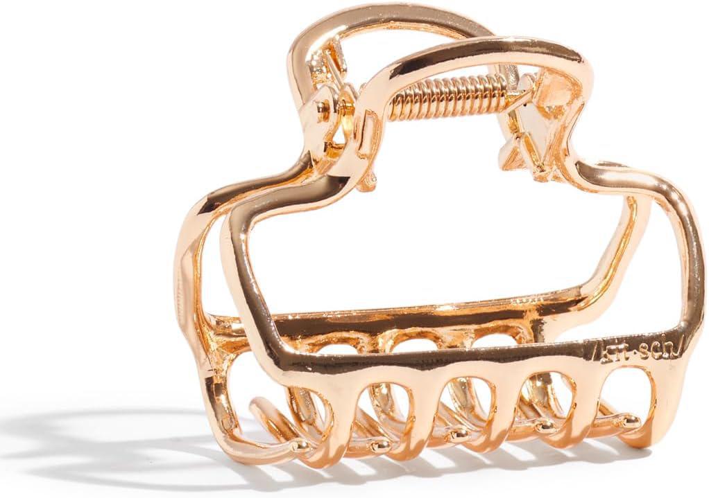 Kitsch Metal Medium Open Shape Puffy Claw Clip 中号开口金属蓬松抓夹