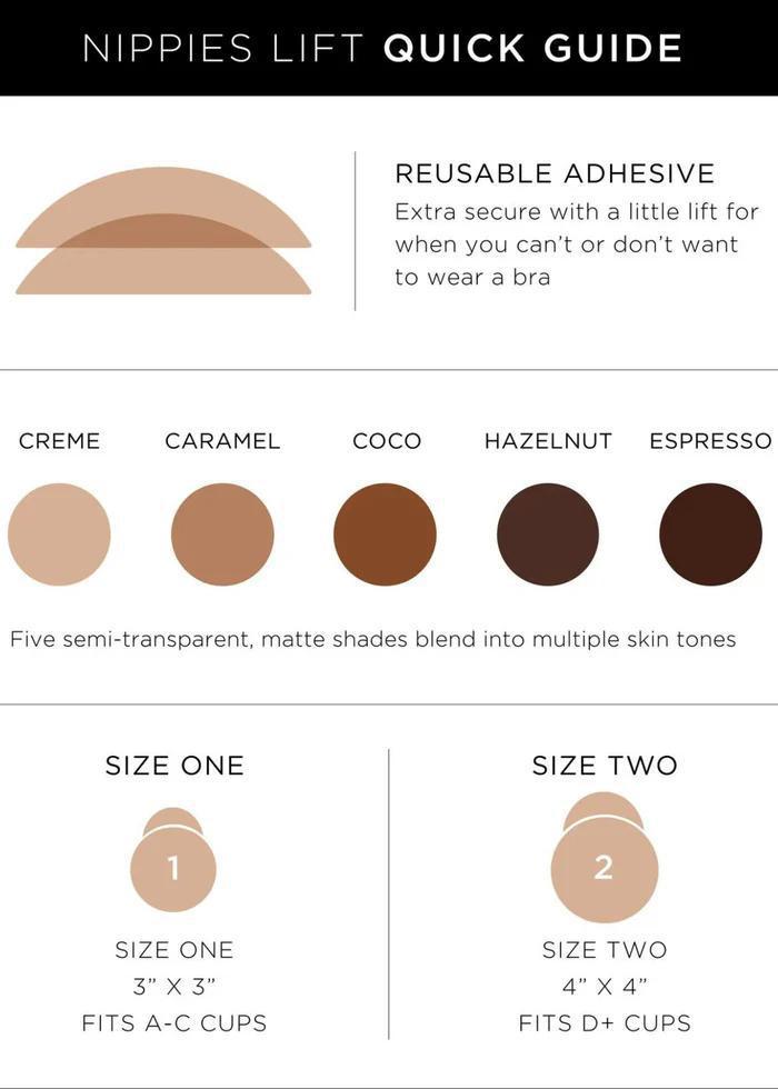 Nippies Skin Teardrop Adhesive Nipple Covers 泪滴形粘性乳贴