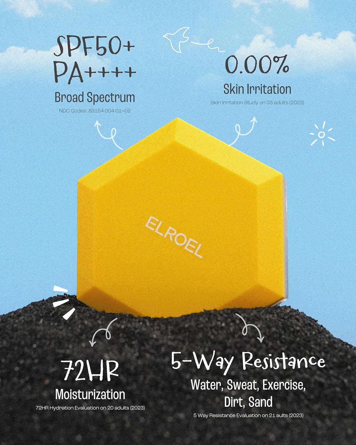 ELROEL Pang Pang Cushion Plus 韩国ELROEL防晒气垫 SPF50+ PA++++
