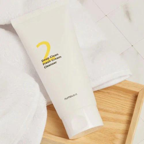 Numbuzin No.2 Deep Clean Fresh Cream Cleanser 数字2号深层清洁洗面奶 120mL