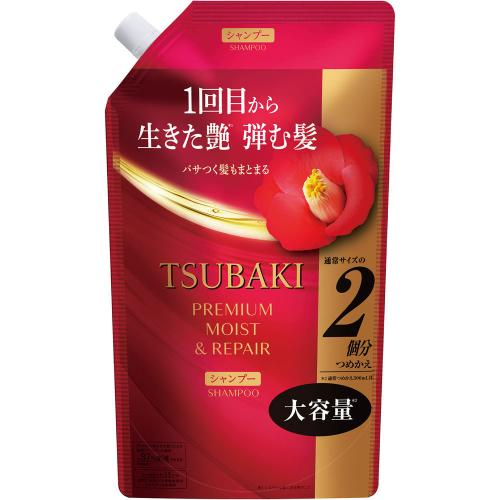 SHISEIDO TSUBAKI Premium Moist Hair Shampoo/Conditioner 资生堂丝蓓绮奢华保湿修复柔顺红椿洗发护发