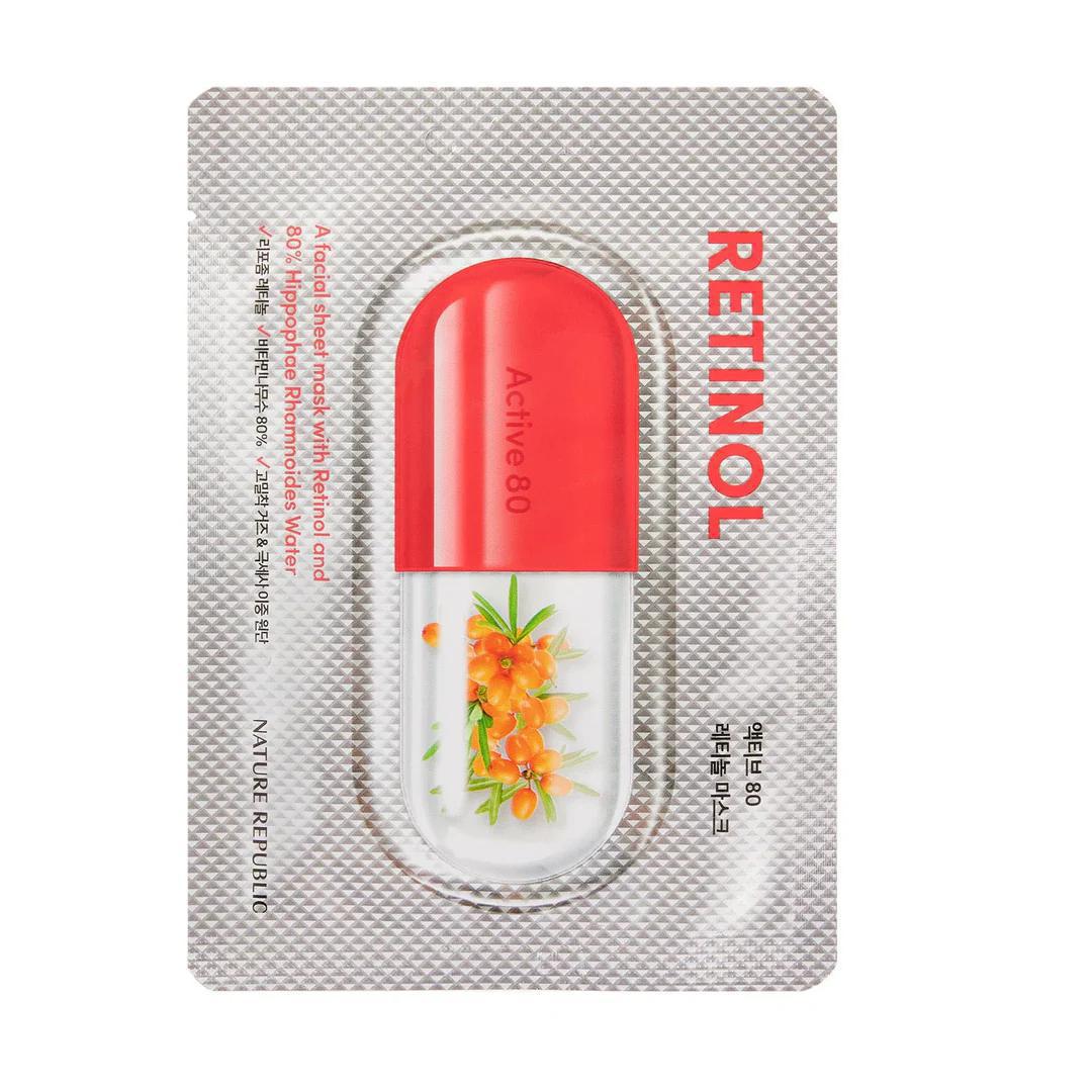 Nature Republic Active 80 Mask 自然乐园活力面膜 1pc