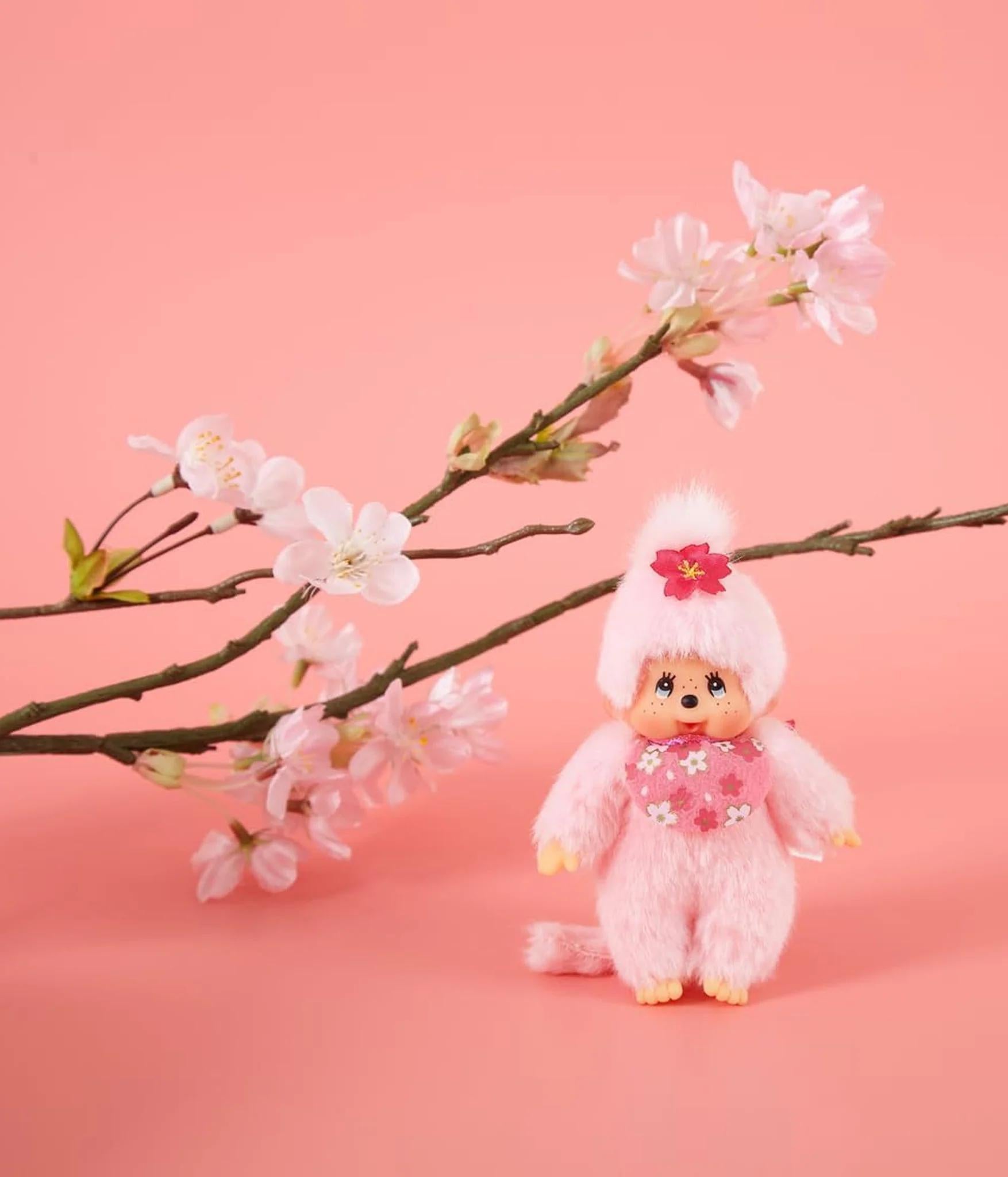 Monchhichi Cherry Blossom Keychain Charm – Tao's
