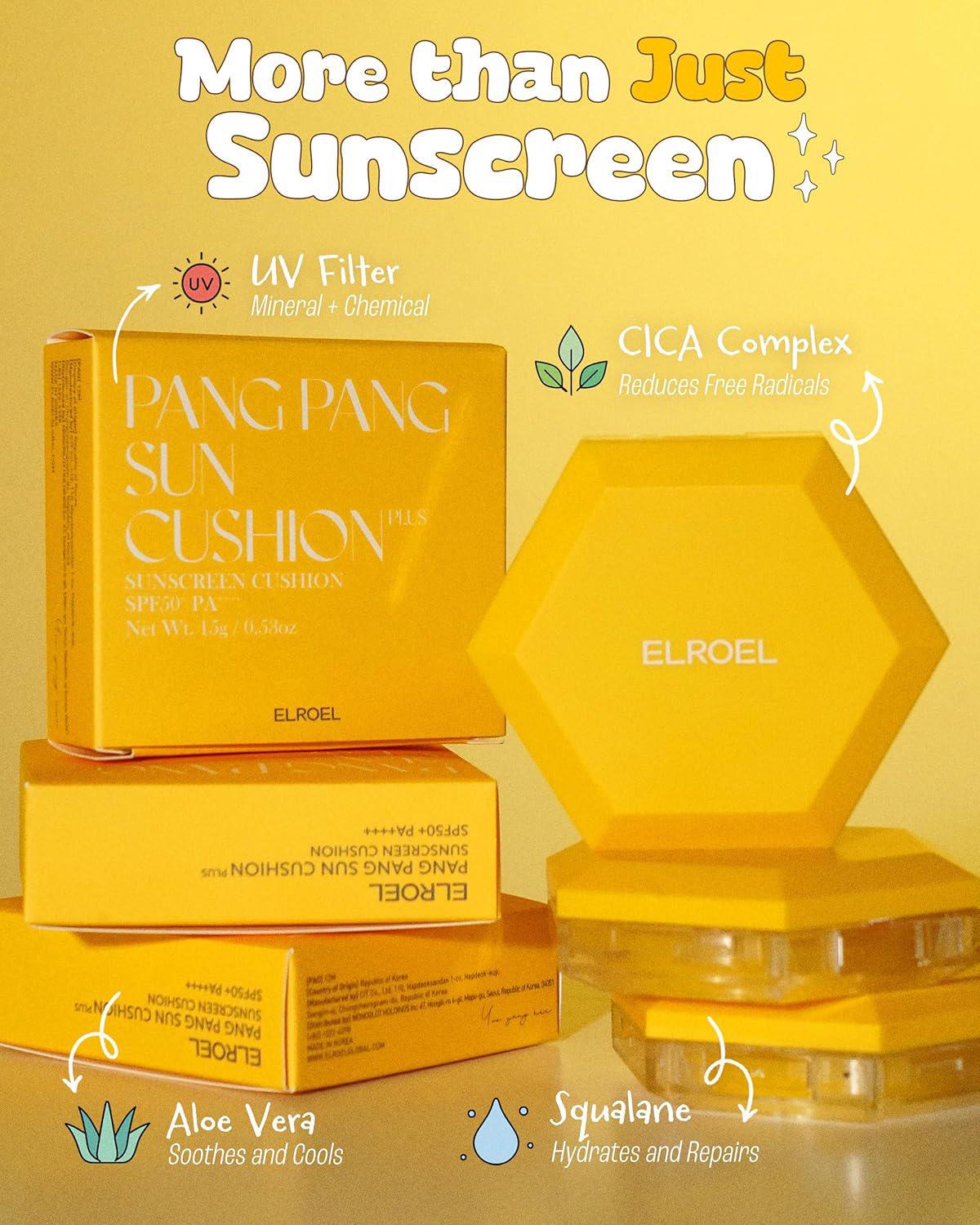 ELROEL Pang Pang Cushion Plus 韩国ELROEL防晒气垫 SPF50+ PA++++