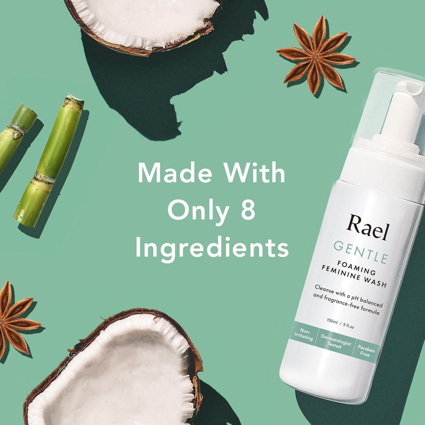 Rael Natural Foaming Feminine Wash 蕊友天然泡沫女性私密洗液 150mL