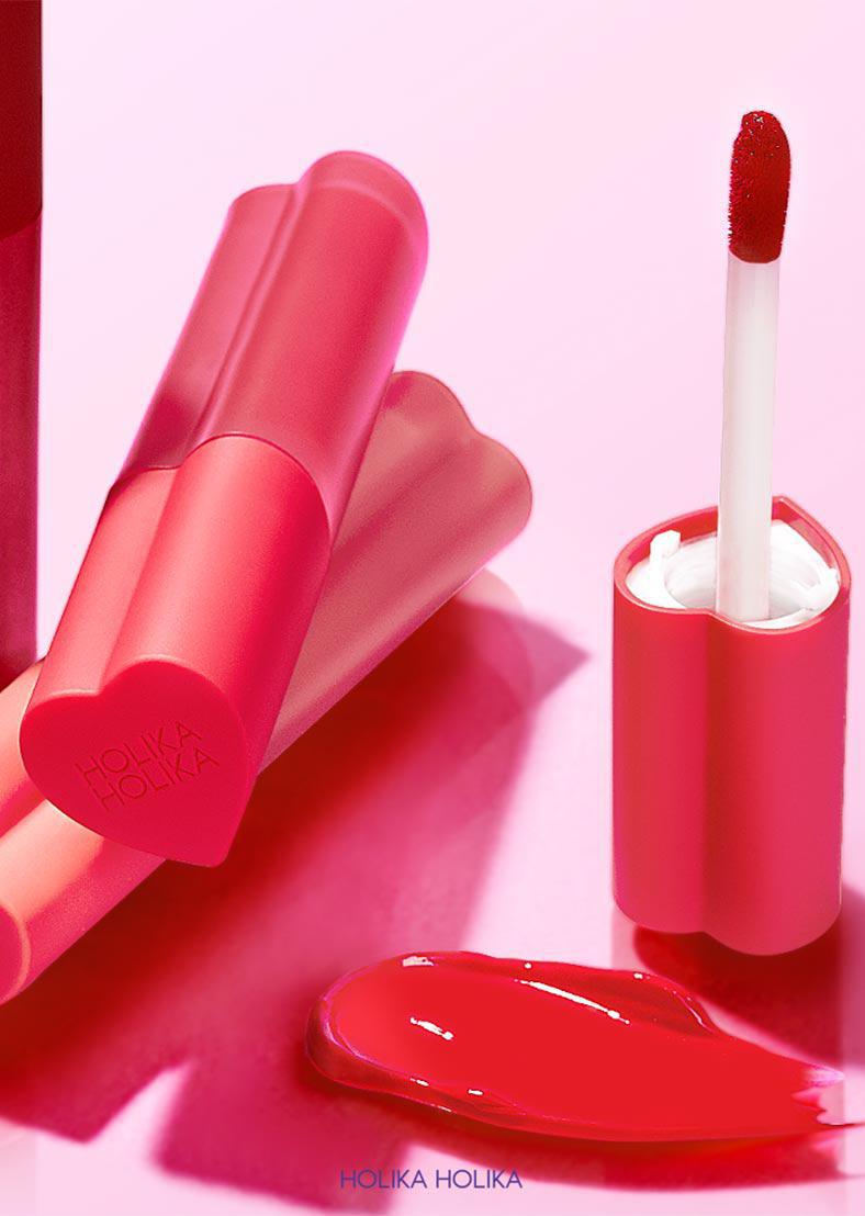 Holika Holika Heart Glow Tint Air 惑丽客水光镜面显色滋润爱心唇釉 3g