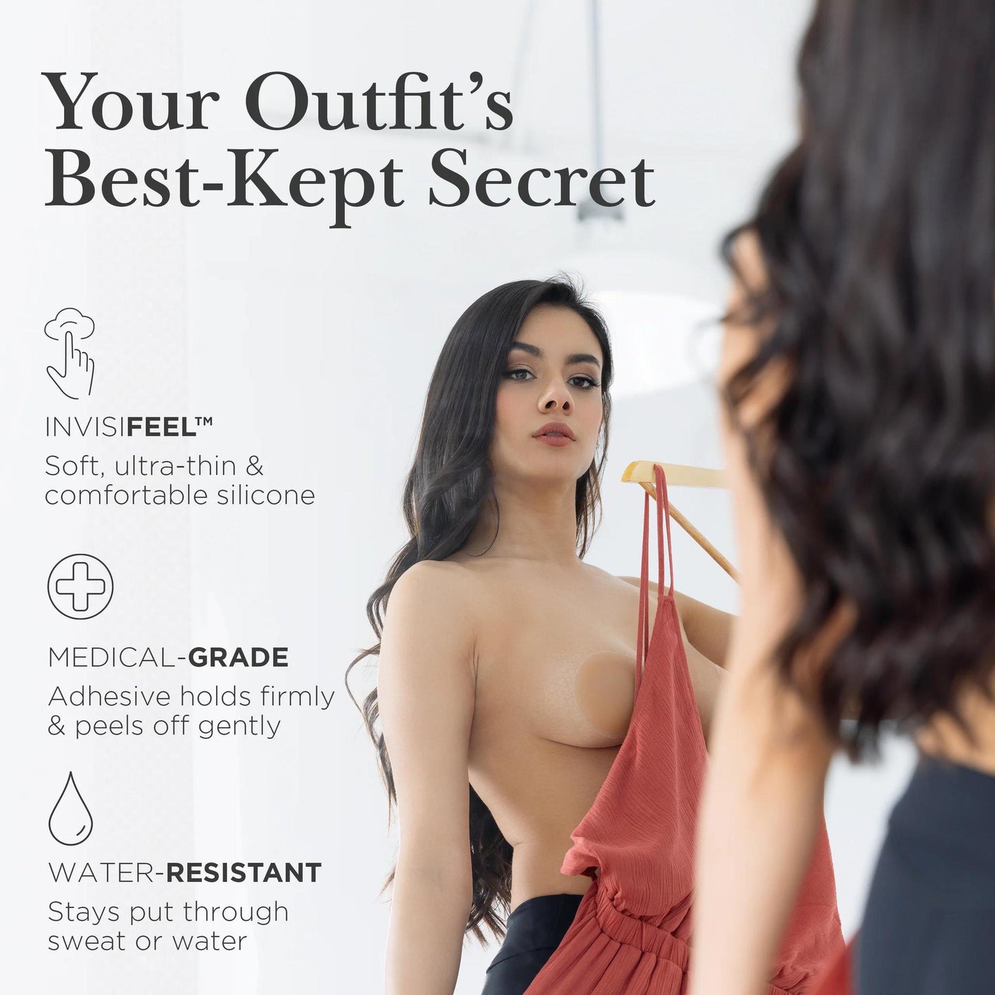 Nippies Sticky On Two Sides Adhesive Nipple Covers 无痕隐形双面粘性乳贴