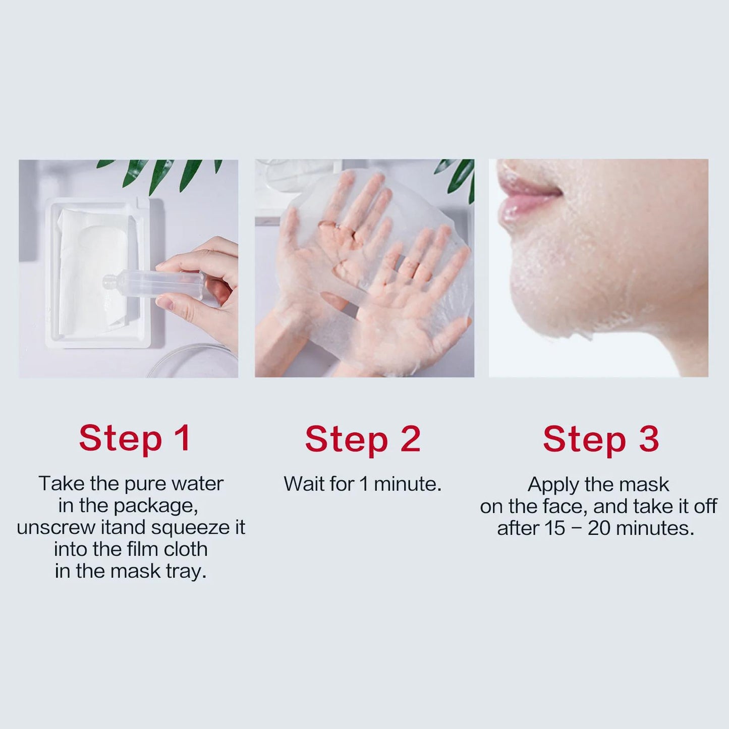 Winona Soothing Repairing Freeze-Dried Mask 薇诺娜舒缓修护冻干面膜组合(舒缓修护冻干面膜+溶媒液) 6pcs