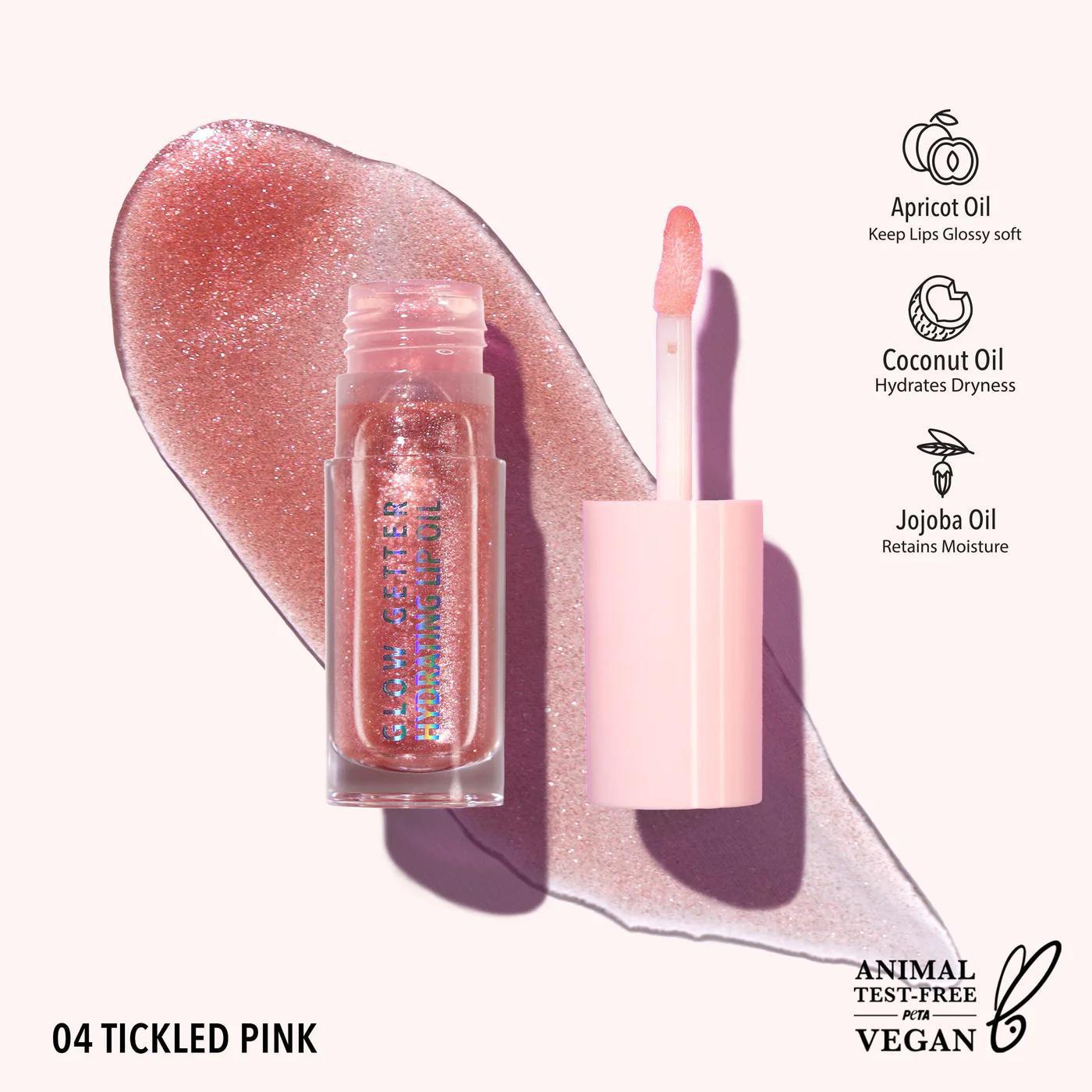 MOIRA Cosmetics Glow Getter Hydrating Lip Oil 保湿润色唇油补水滋润唇蜜 4.6mL
