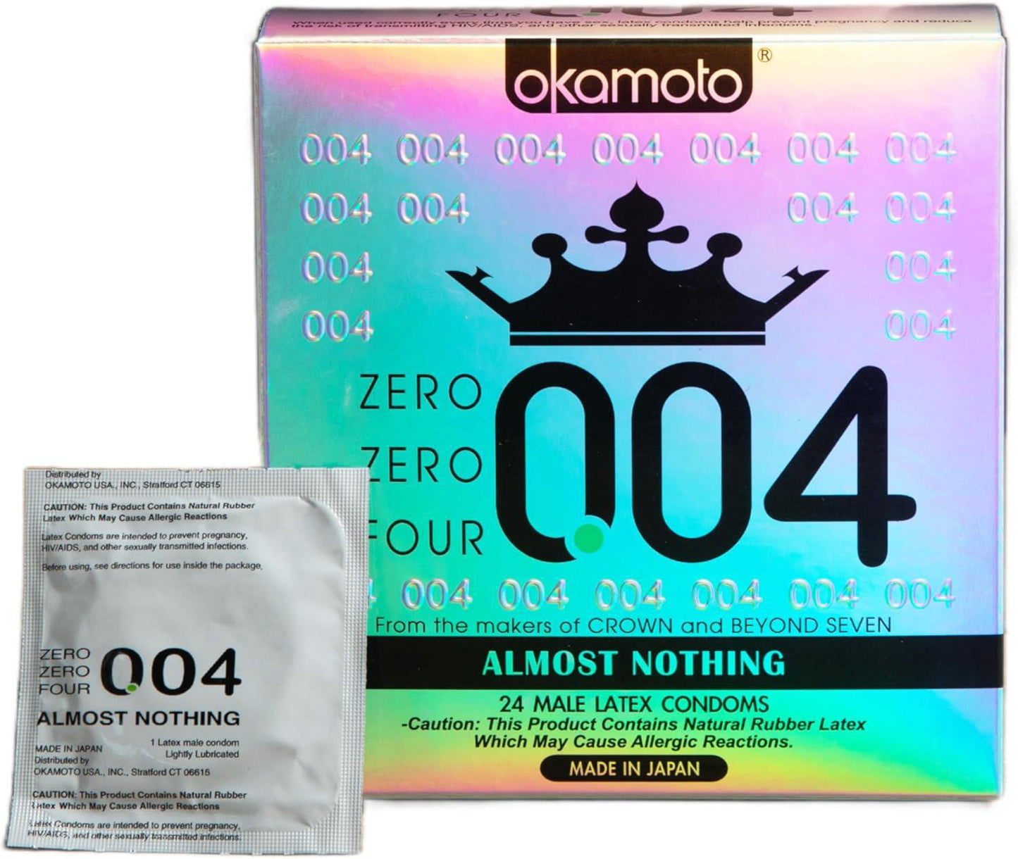 Okamoto 004 Condom 冈本0.04mm超薄避孕套 24p