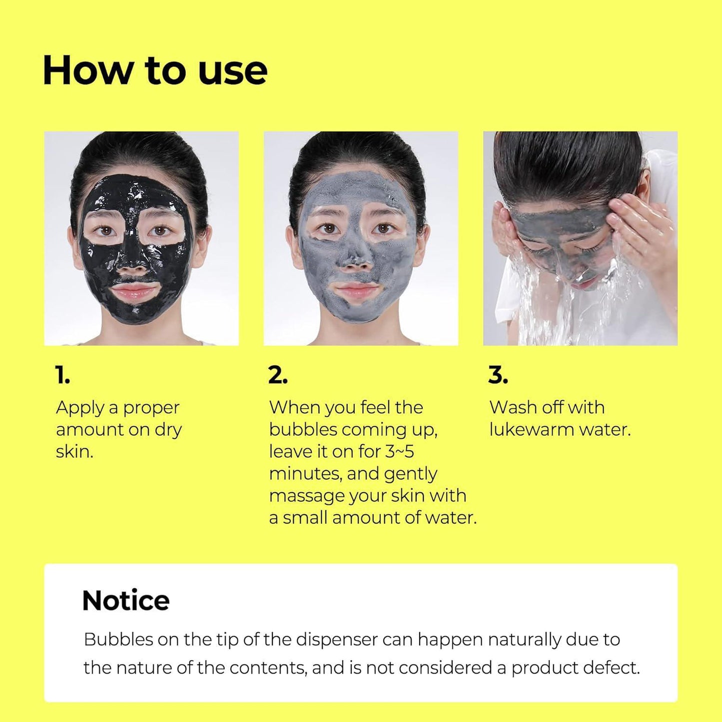 SOME BY MI Charcoal Bubble Clay Pore Mask 莎柏蜜木炭粘土泡沫面膜 120g