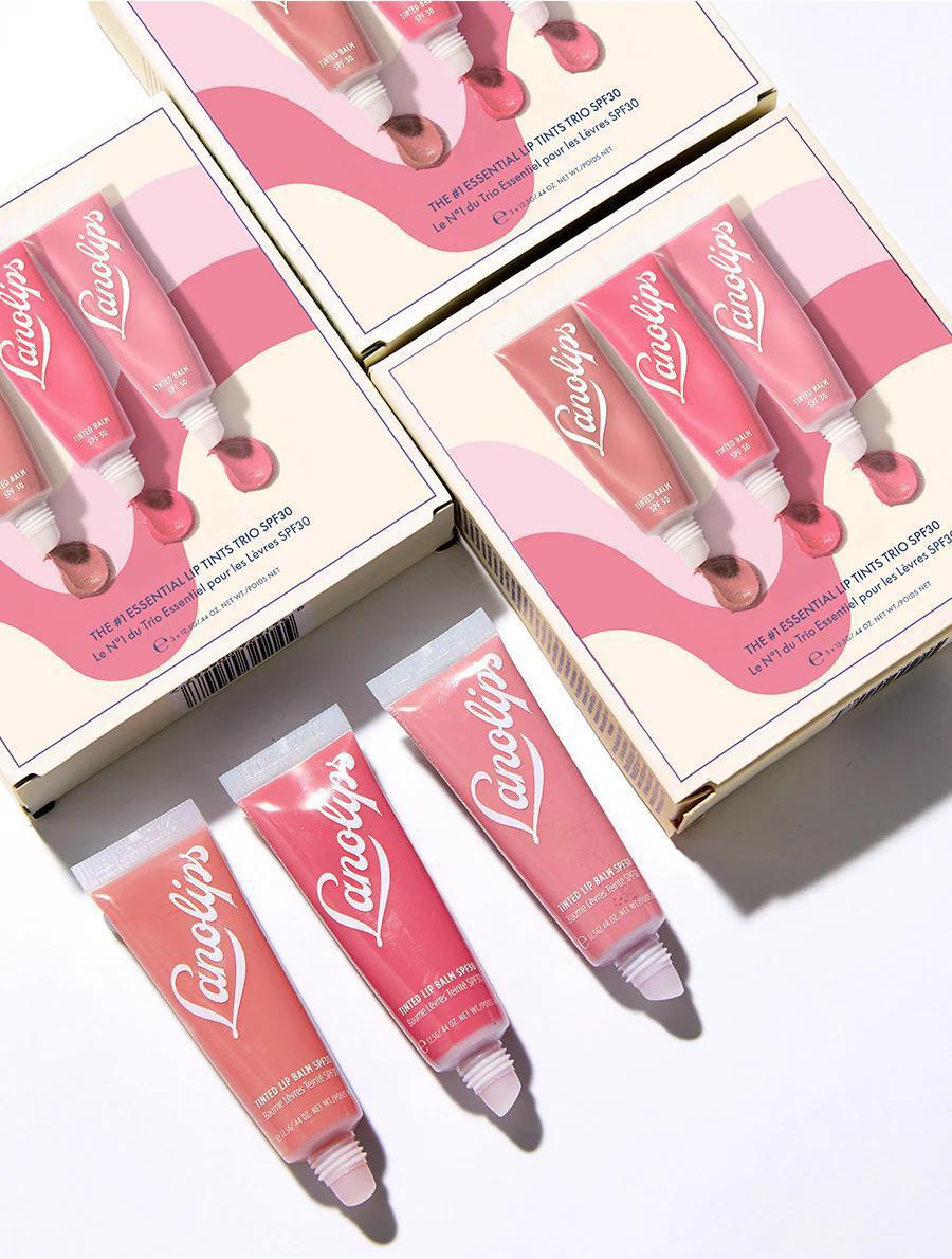 Lanolips The #1 Essential Lip Tints Trio 必备唇釉三件套