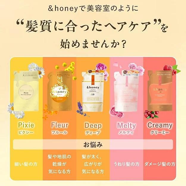 ViCREA &Honey Pixie Moist Silky 安蒂花子深层护发精油洗护 440mL