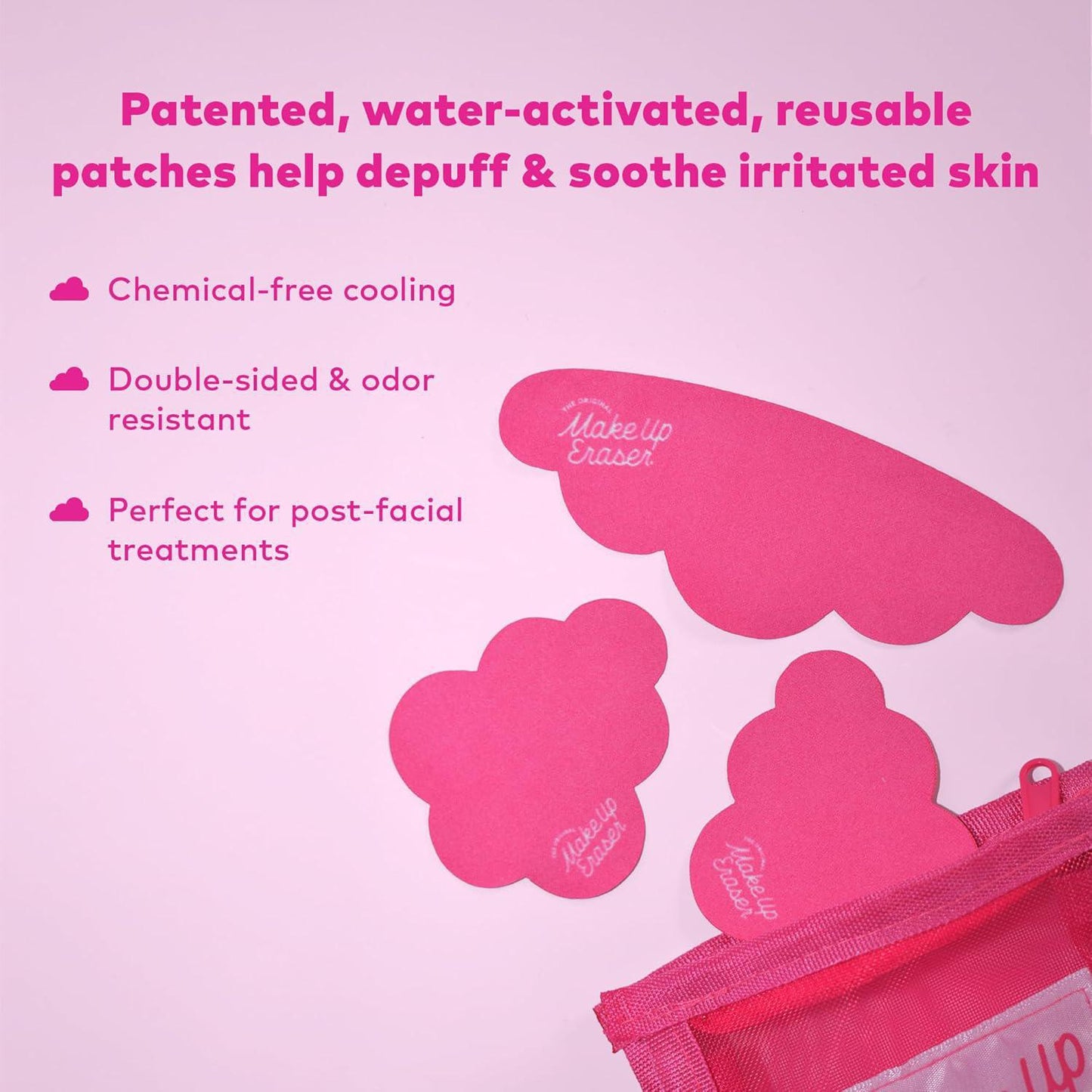 MakeUp Eraser Facial Cooling Clouds Reusable Patches Instant Cooling 玫卡瑞丝云朵面部清凉贴