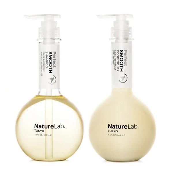 NatureLab Tokyo Perfect Smooth Shampoo & Conditioner 抚平毛躁滋润顺滑洗发护发二合一 340mL