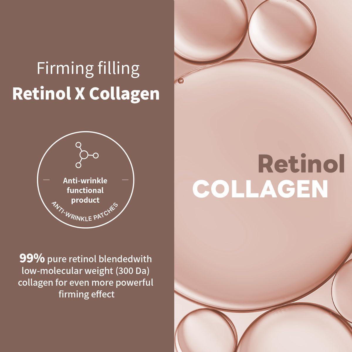 Mediheal Retinol Collagen Lifting Mask 美迪惠尔视黄醇胶原蛋白轮廓提拉弹力面膜 4pcs