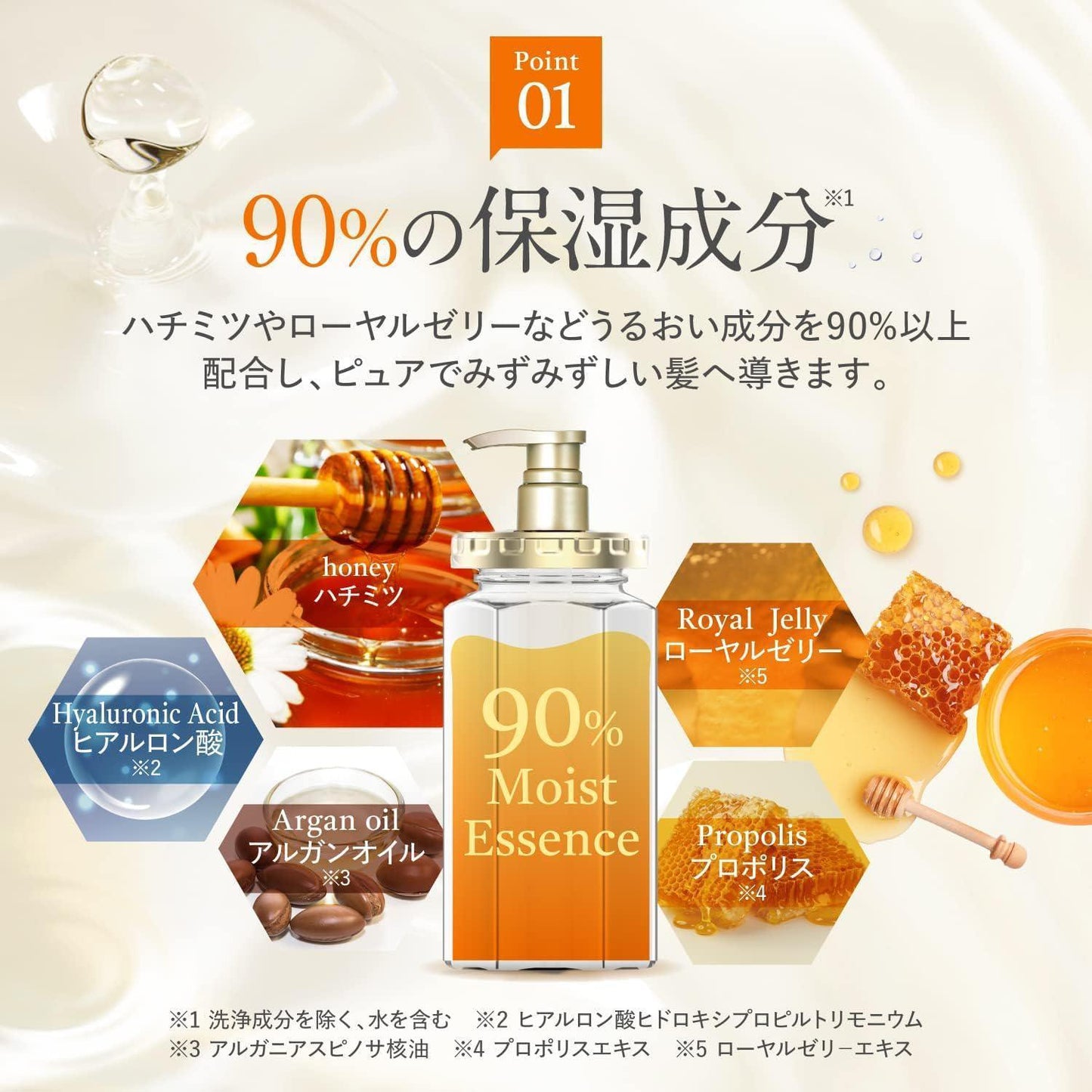 ViCREA &Honey Melty Moist Repair Shampoo & Treatment 日本安蒂花子蜂蜜樱花柔顺保湿洗发水&护发素