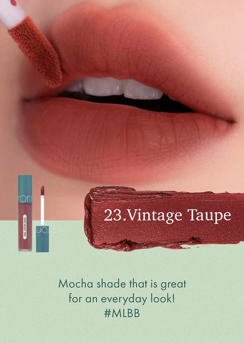 Rom&nd Zero Velvet Tint 柔魅得哑光雾面丝绒唇釉