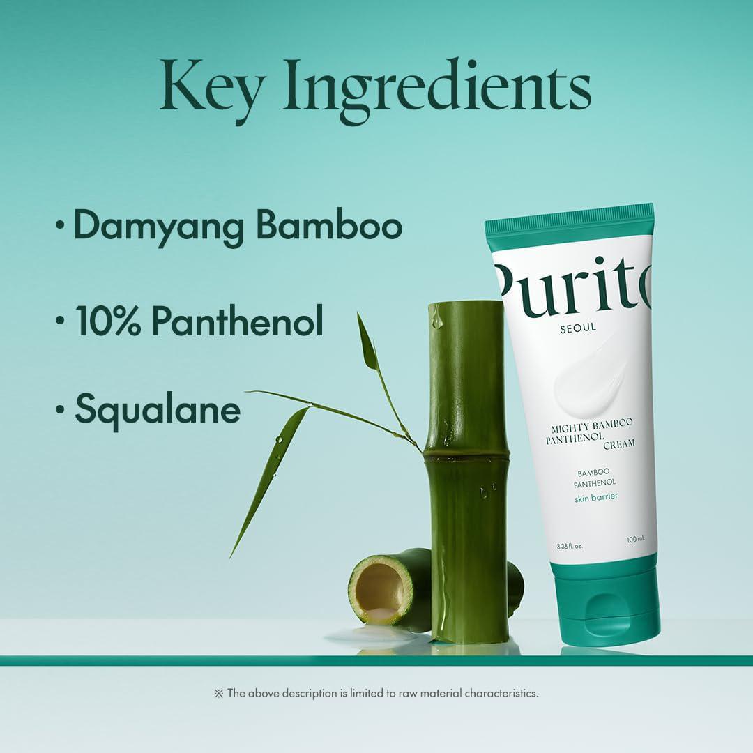 Purito SEOUL Mighty Bamboo Panthenol Cream 泛醇舒缓保湿强效面霜 100mL