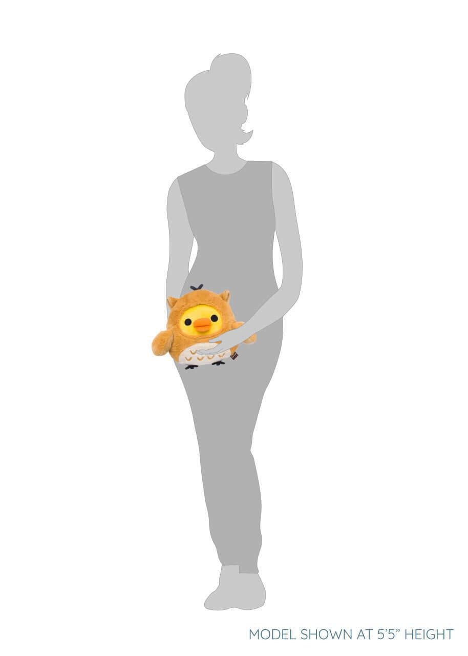 San-X Rilakkuma Kiiroitori Original Dressed As An Owl 轻松熊系列小黄鸡原创猫头鹰造型
