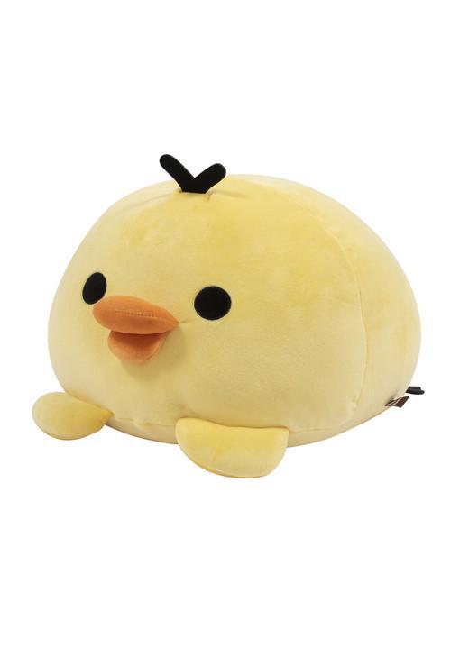 San-X Rilakkuma Kiiroitori Original Mochi Cushion Plush 轻松熊系列小黄鸡原创毛绒抱枕玩具