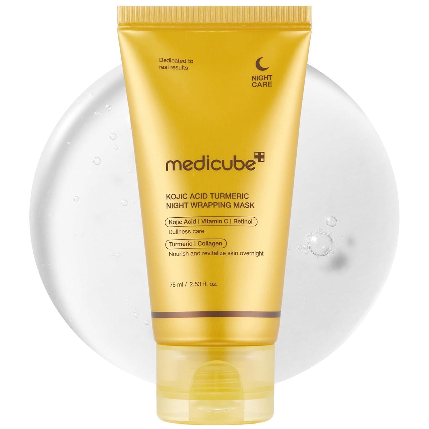 Medicube Kojic Acid Turmeric Night Wrapping Mask 美蒂秋芙曲酸姜黄夜间面膜 75mL